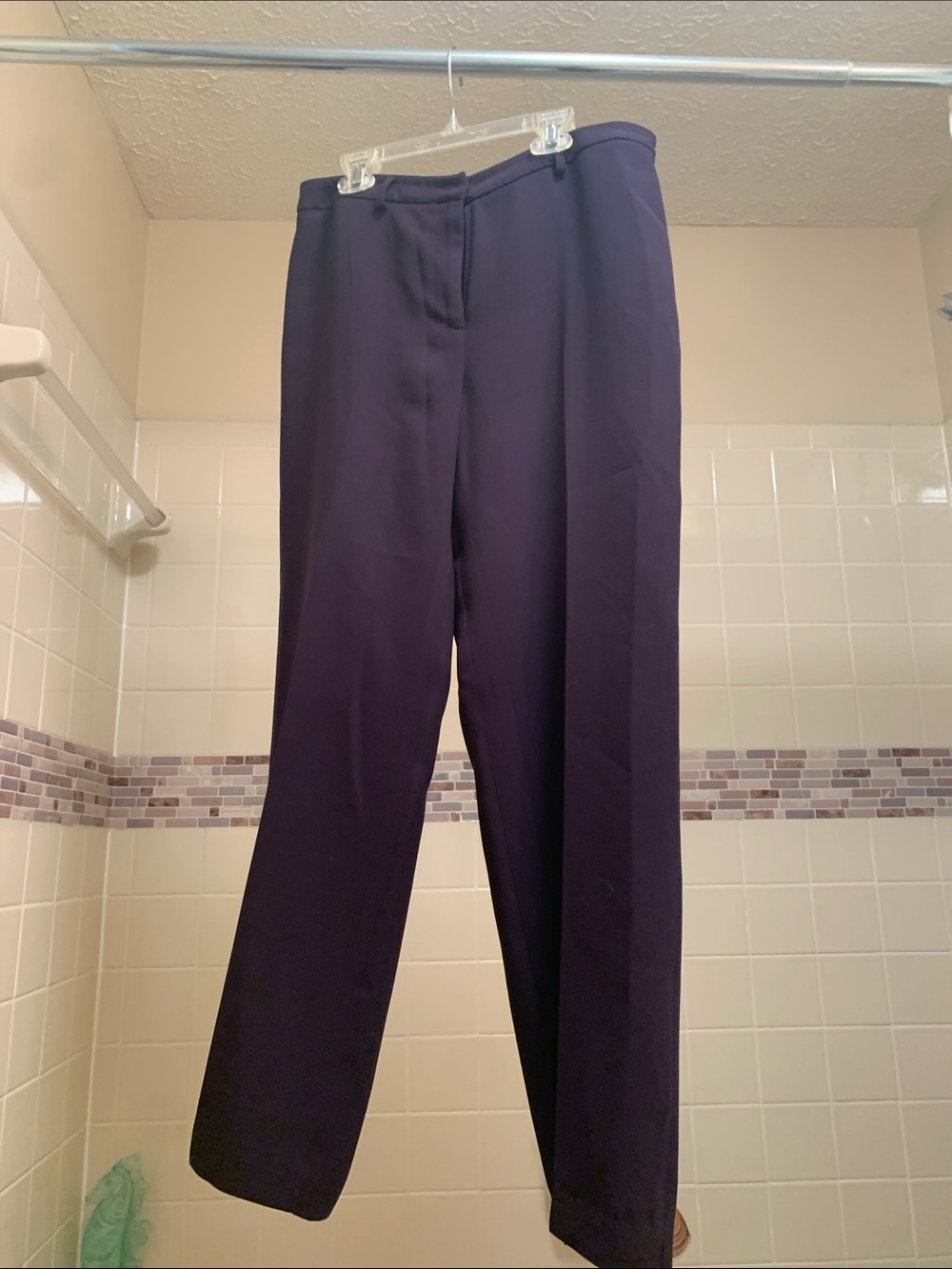 Style & Co. Straight Leg Pants in Deep Plum